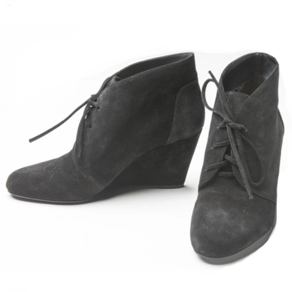 NWOT Via Spiga Sophie Lace Up Wedges - Picture 1 of 16